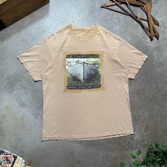 Vintage Y2K 2002 The Chieftains Water From The Well Band Tour Tee Mens XL Shirt - Picture 1 of 8